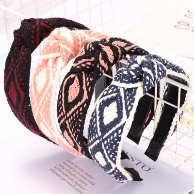 Hair Accessories Band Ribbon Hairpin Women Striped Headdress Fashion Hair Headband