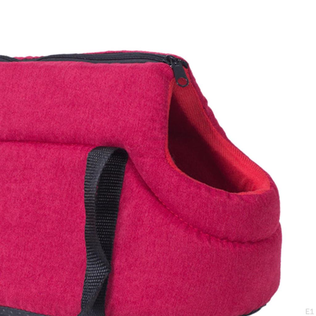 Dog Car Seat Travel Bag Carrying with Handle, Comfortable Kennel Tote Handbag Cage Pet Carrier for