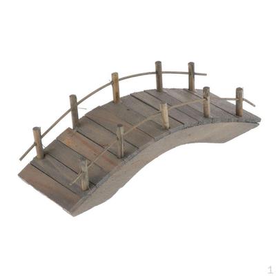 Miniature Little Bridge Model Garden Ornament Fairy Dollhouse Decor,Mini DIY Craft Micro Landscaping