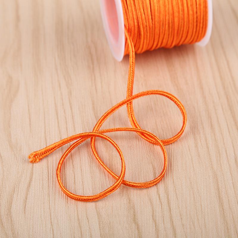 34 Yards (31 Meter) 3MM Chinesischer Knoten Soutach Farben Nylon Schnur Faden Saite für DIY Perlen Schmuck Handgefertigt Geflochtenes Material