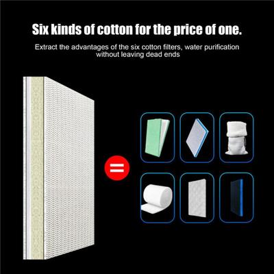 1Pcs Durable 8D Aquarium Filter Sponge 8-Layers High-Density Biochemical Filter Cotton Sponge Aquarium Accessories