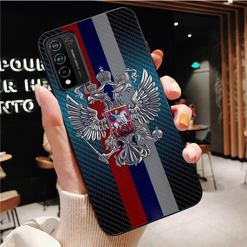 Russia Russian Flags Emblem Phone Case for Huawei Honor 50 10X Lite 20 7A 7C 8X 9X Pro 9A 8A 8S 9S 10i 20S 20lite 7X 10 lite