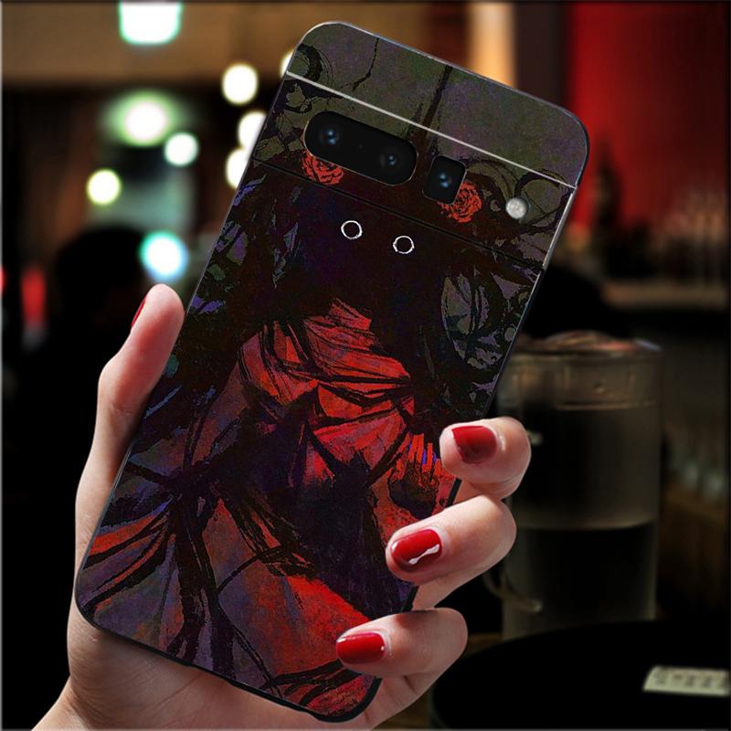 Handyhülle Für Google Pixel 10 Pro 9 Pro XL 9A 8 7 6 Pro Pixel 8A 7A 6A Pixel 8 7 6 5 Schwarze Katze Kunst