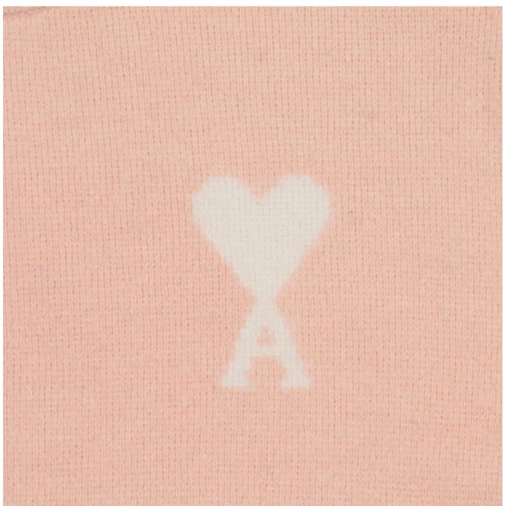 Ami Big Heart Logo Intarsia Knit Unisex Kn0135 6807