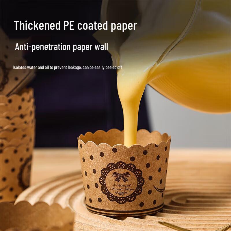 Meichu 100-Count Oven-Safe Cake Paper Cups