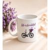 Premium Gift Hamper for Women | Ceramic Mug, Faux Leather Passport Cover, Handmade Tulip Crochet Flower & Greeting Card | 4 In 1 Gift Set |