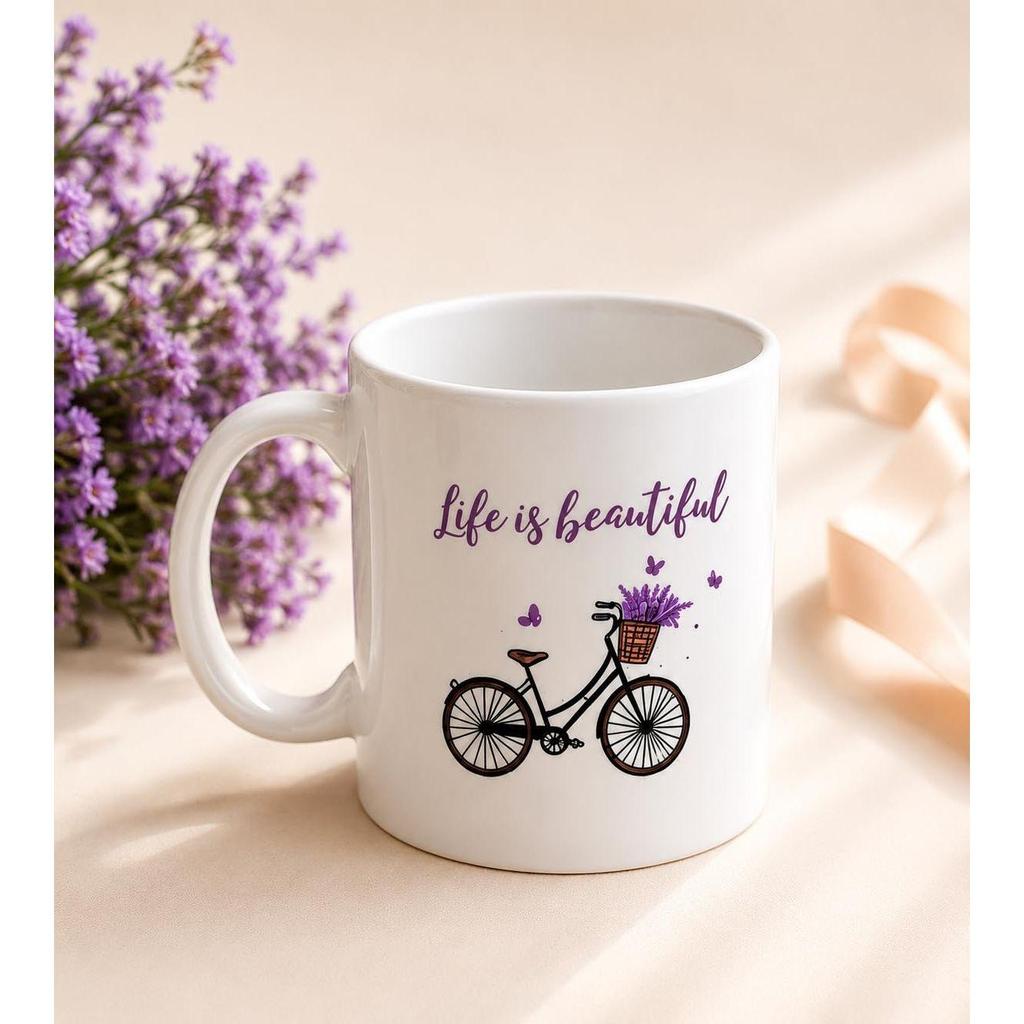 Premium Gift Hamper for Women | Ceramic Mug, Faux Leather Passport Cover, Handmade Tulip Crochet Flower & Greeting Card | 4 In 1 Gift Set |