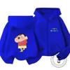 Popular Zipper Hoodie Kawaii Cartoon Print Autumn Trendy Children Wear Crayon Shin Chan 3 14 Years