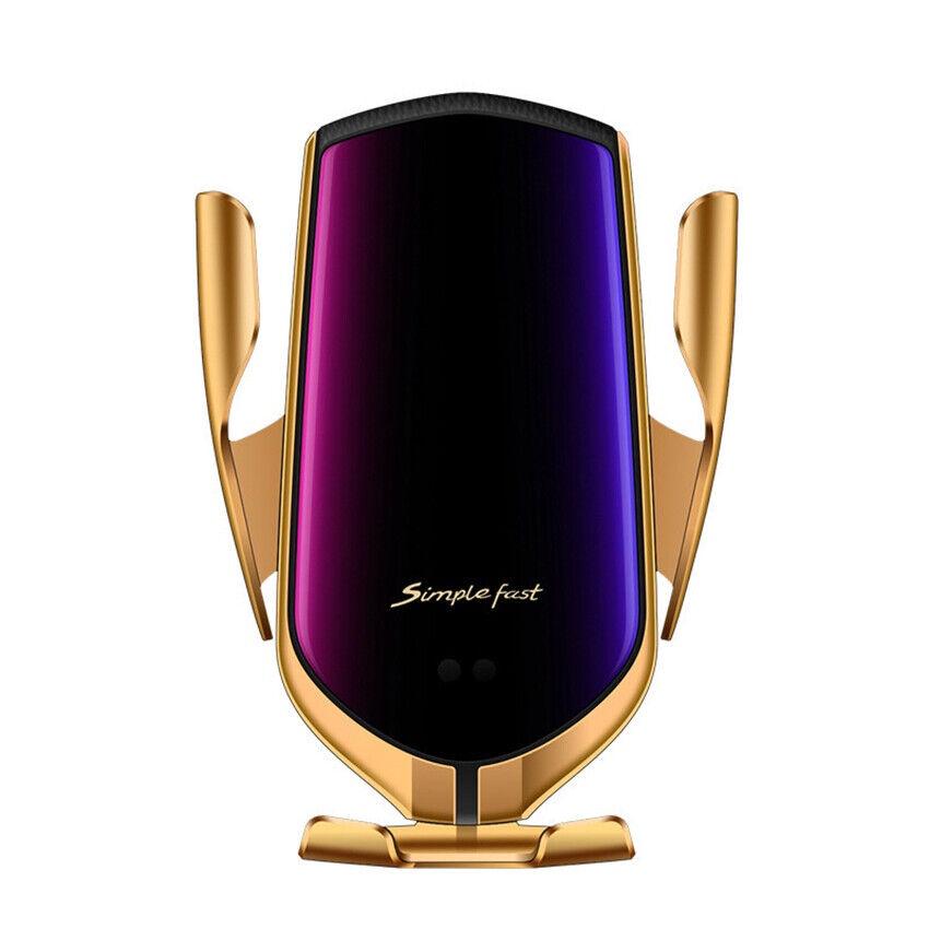 Direktverkauf ab Werk R2s Intelligente Infrarot-Induktion Auto Kabellose Lade-Handyhalterung Magnetische Adsorption Kabelloses Ladegerät Zeichen)