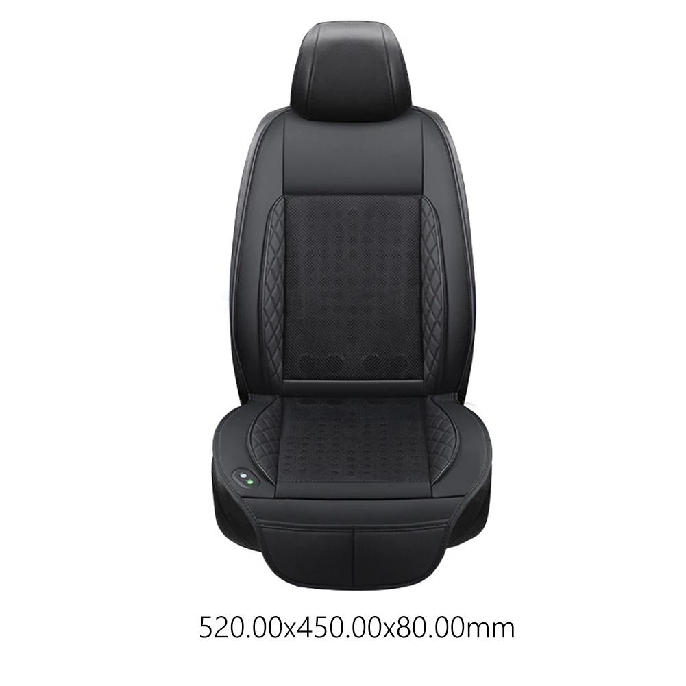 12V 24V Car Seat Cushion with Fan Cooling Seat Mat Heat Fan Dissipation Universal Fast Blowing Ventilation Cool Air Fan Seat Pad