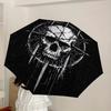 1pc Skull with Crown of Thorns Umbrella with Plastic Handle,Suitable for All Seasons Home Travel Outdoor UmbrellaDD1446