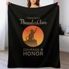 Thunder Clan Cats Throw Blanket Luxury Designer Summer Beddings Weighted Blankets Bed Shaggy Blankets