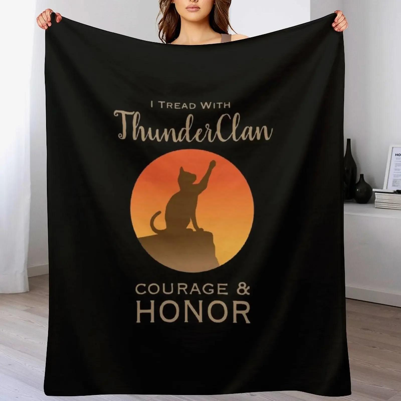 

Thunder Clan Cats Throw Blanket Luxury Designer Summer Beddings Weighted Blankets Bed Shaggy Blankets 30x40in
