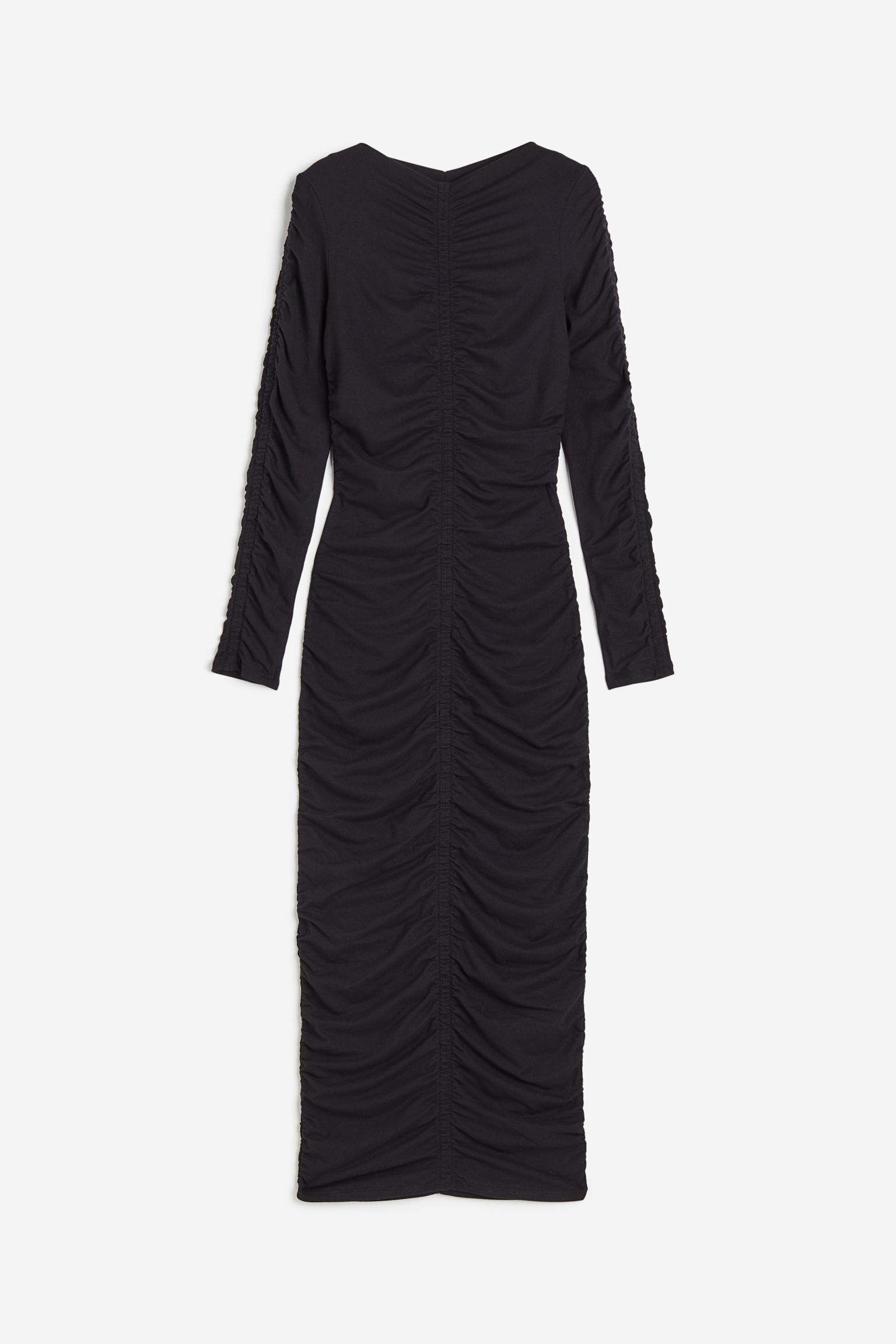 

Облегающее платье с драпировкой