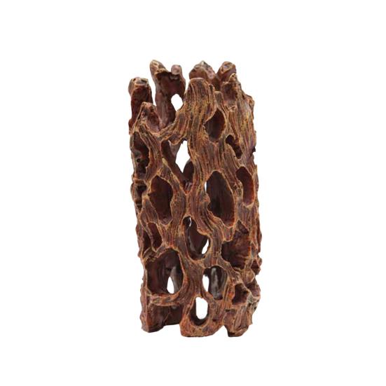 Fish Tank Scenery Vivid Resin Simulation Hollow Trunk Tree Ornament Fish Shrimp Shelter for Home