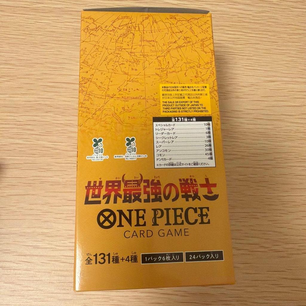 Used ONE PIECE Card Game World's Strongest Warrior 24 Packs with Promo