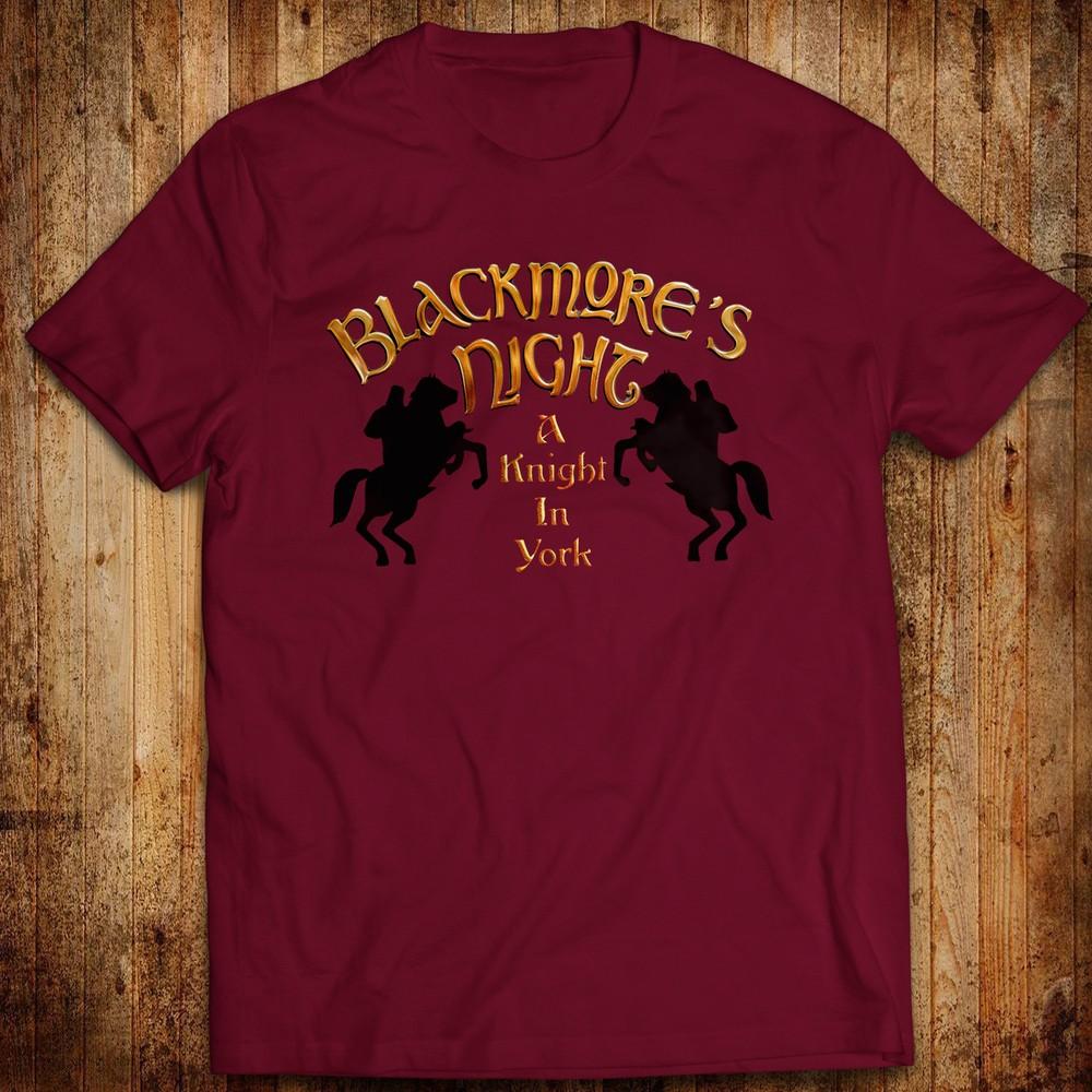Рыцарь в Йорке Ночная рубашка Блэкмора Ричи Блэкмор Кэндис Найт Унисекс Футболка XXXXL