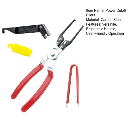 Szczypce do wyciągania przekaźników Narzędzie do usuwania przekaźników i bezpieczników samochodowych Wąskie końcówki Rączki Szczypce do ciasnych miejsc Ściągacz ramienia wycieraczki