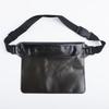 PVC Waterproof Phone Pouch Swimming Beach Rafting Outdoor Sports - Frosted Transparent Triple-Layer Waist Pack