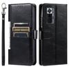 Cover for Xiaomi Redmi Note 10 Pro 4G Retro PU Leather Flip Wallet Phone Case Multi Card Slots