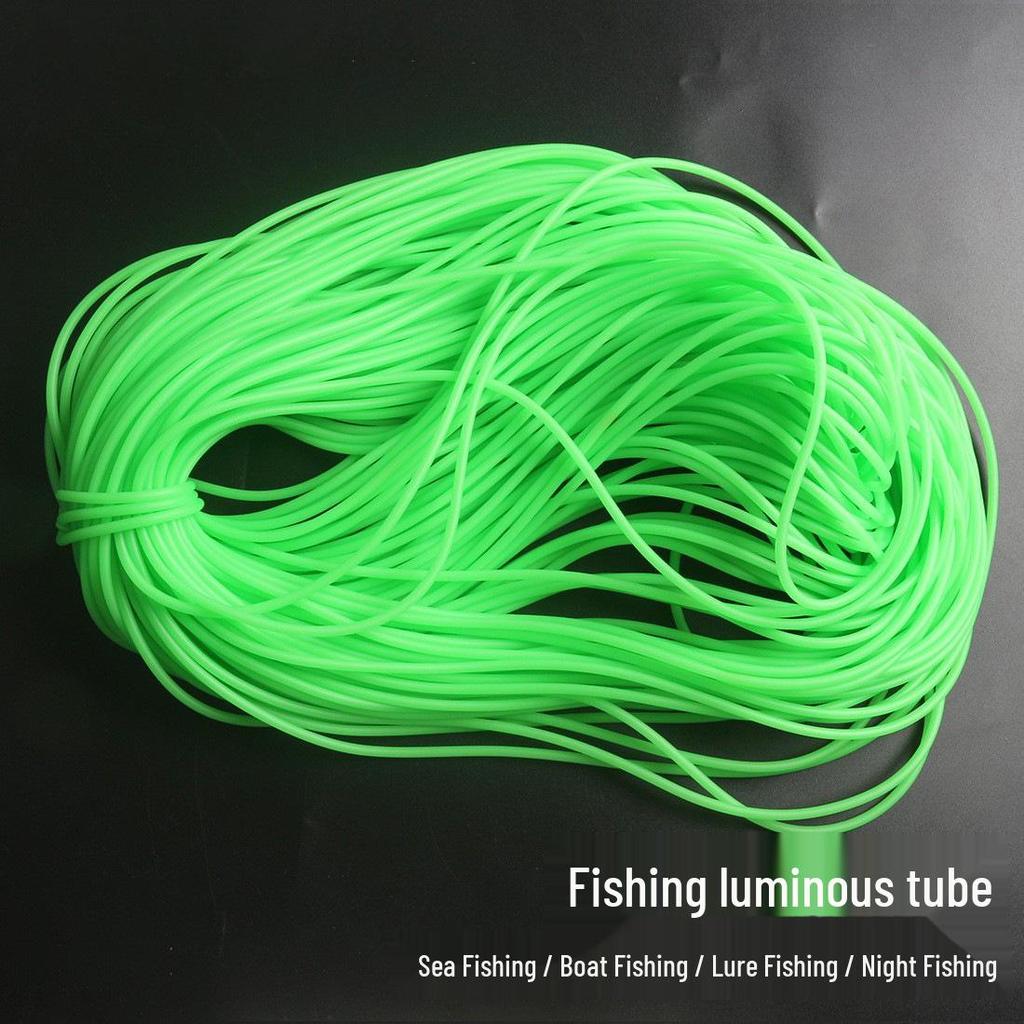 DIY Luminous Crochet Tube: Glow-in-the-Dark Fish Attracting Sleeve for Sea & Freshwater Fishing