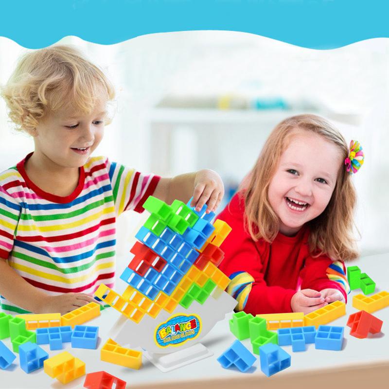 Обучающие Монтессори 16/32 шт. сборочные строительные блоки сбалансированные игры — фото 6