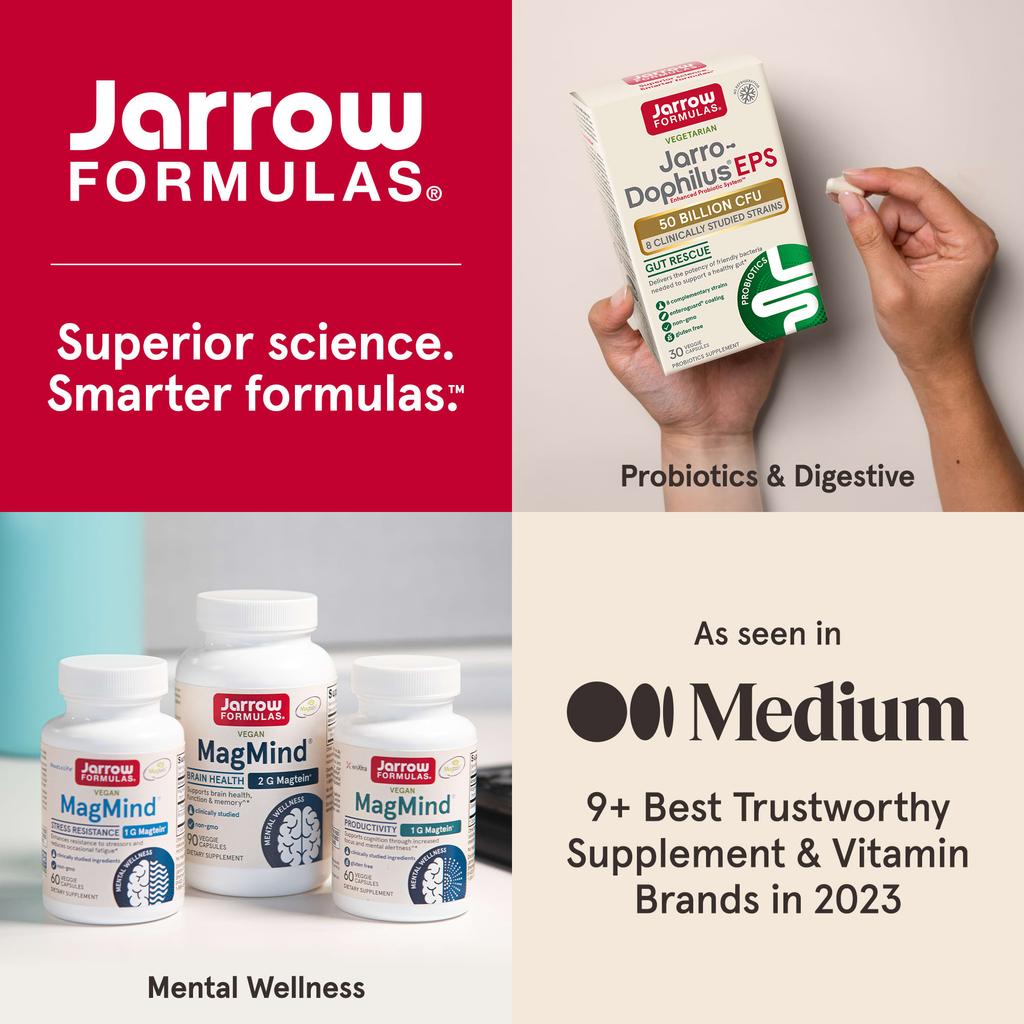 Jarrow Formulas MagMind, 90 Veggie Capsules
