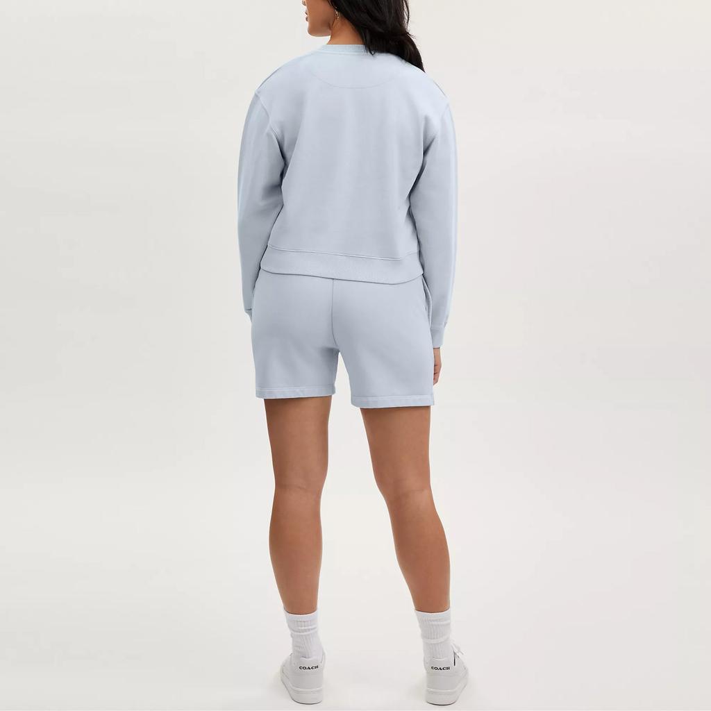 Coach Rõivavärvusega kreemjas ümar kaelusega pusa