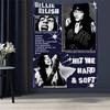 1pc  Hit Me Hard And Soft Cartoon Tapestry  Hippie Bohemian Divination Style Ideal Home Decor