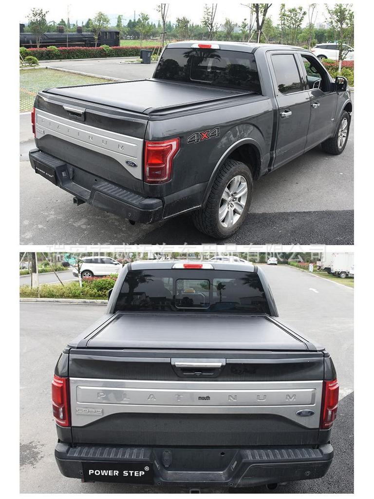 Fits 2015-2022 Ford Raptor F150: Electric Roll-Up Tailgate Cover - Truck Accessories