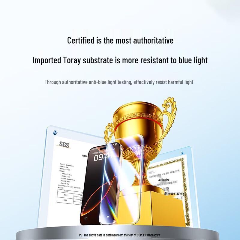 Ugreen iPhone 16 Pro Max Anti-Blue Light Tempered Glass Screen Protector