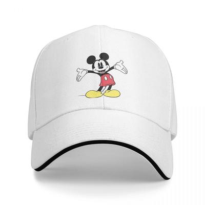 Czapki bejsbolowe Mickey Mouse na czas wolny Dla mężczyzn Kobiet Czapka Nakrycie głowy Do codziennych aktywności Regulowana