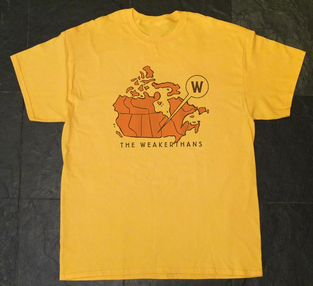 

THE WEAKERTHANS Music Poster Tee Shirt Yellow All Size Gift Fan OM967 Unisex T-Shirt XXXXL