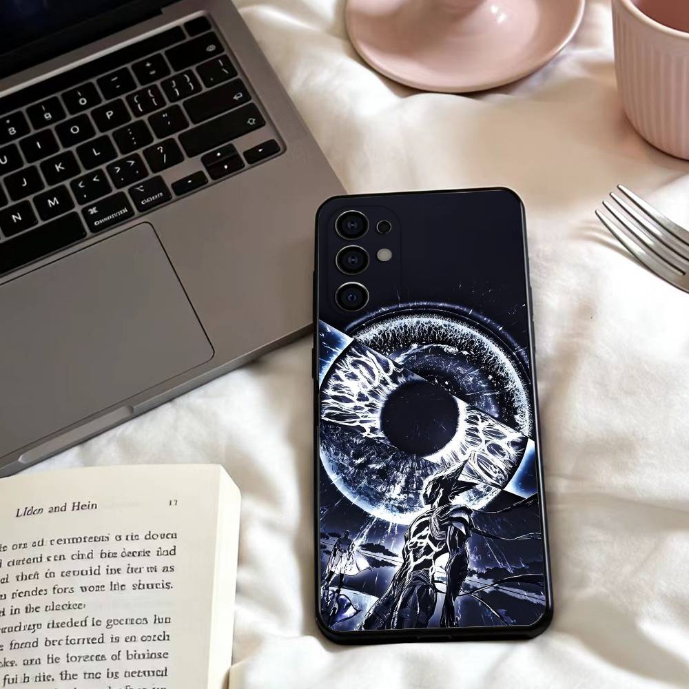 O-One Punch Man Anime Phone Case For Samsung S25,24,23,22,30,21,10,9,Ultra,Plus,Lite,FE,4,5 G Soft Black Case