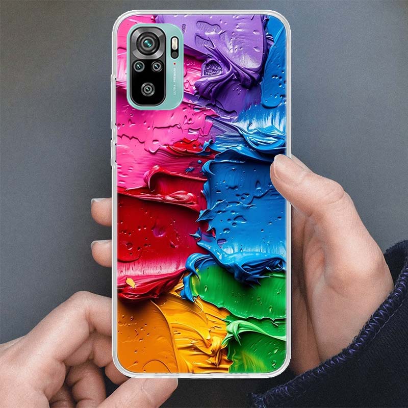 Watercolors Set Paint Palette Painting Box Phone Case For Xiaomi Redmi Note 14 13 12S 12 10 10S 11 Pro Plus 11S 11E 11T 9 9S Sof