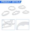 5X Cloud Shape Cookie Cutter Made 3D Printed Fondant ,for Cake Decorating Tools