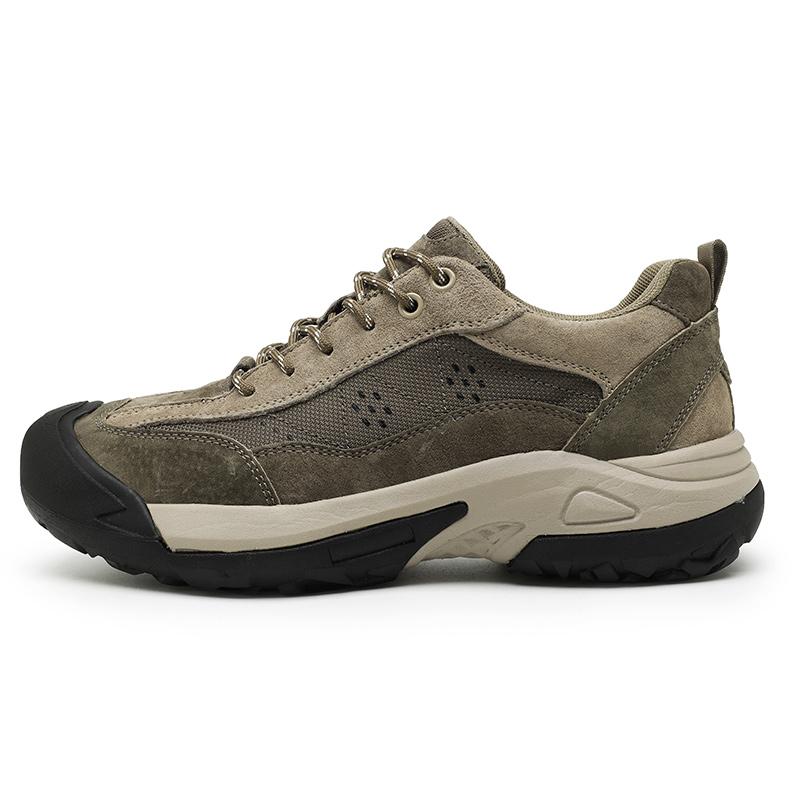 Golden Sapling 2025 Men's Casual Shoes Spring Summer Outdoor Hiking Sneakers Retro Splicing Leather Mesh Climbing Footwear Male