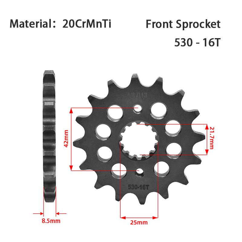530 Front Rear Star Gear Sprocket for KAWASAKI ZX600 ZX6 Ninja ZZR600 VN800 ZZR500 ZZR 500 600 VN 800 Vulcan Classic Drifter
