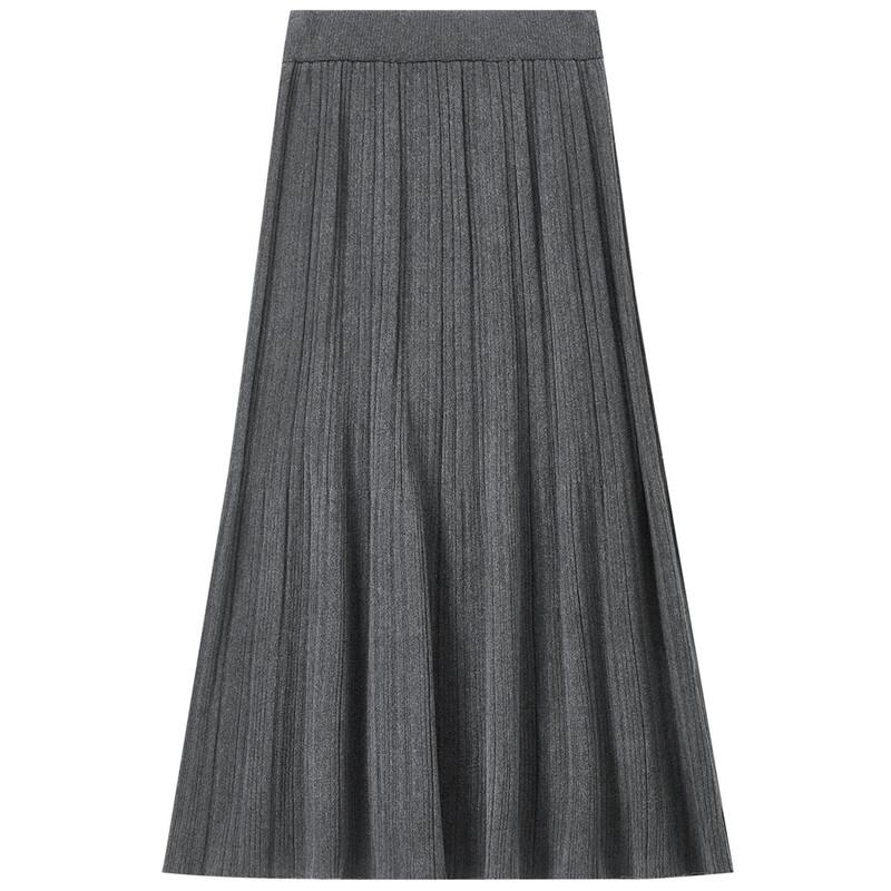 Women's Elegant Pleated A-line Winter Skirt