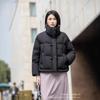Winter new short Pinghu down jacket women's new national standard original commoner goose down jacket warm stand-up collar
