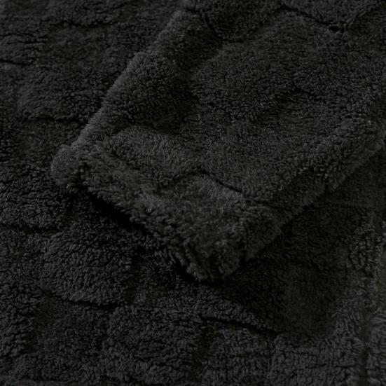 Pánská plyšová bunda s kapucí, chlupatá, na zip, ležérní mikina, jednobarevná, kostkovaná, teplý zimní kabát pro nošení na ulici, do školy, na párty