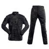 Mens Tactical Camo Combat Uniform Set Outdoor Hiking Training Wear Breathable Durable Rip-Resistant