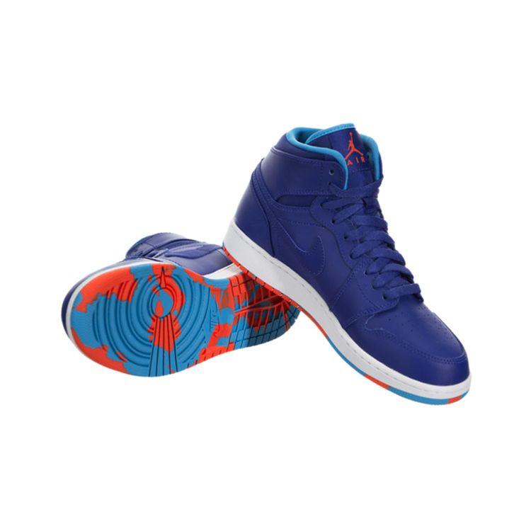 Детские кроссовки Air Jordan 1 Retro High GS Deep Royal Blue Deep-Royal-Blue — фото 5