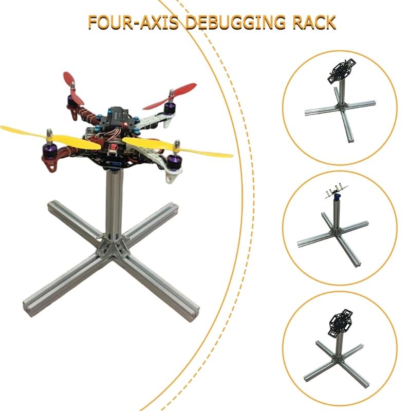 STM32 Quadcopter PID Tuning Stand Set  4-Axised Model Aircraft Gimbal PID Debugging Frame Aluminum
