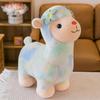 Cute Cute Rainbow Alpaca Doll Pillow Alpaca Plush Toy Colorful Doll Doll Couple Girl Gift