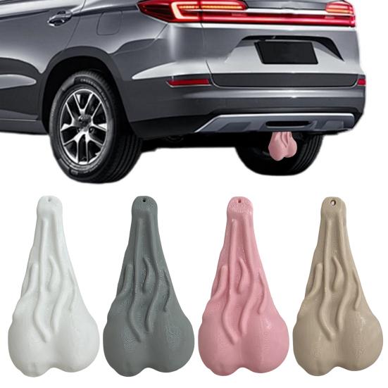 Capa Divertida para Engate de Reboque Ornamento Inovador para Caminhões e SUVs Acessório de Carro Engraçado Presente Inovador para Entusiastas de Automóveis