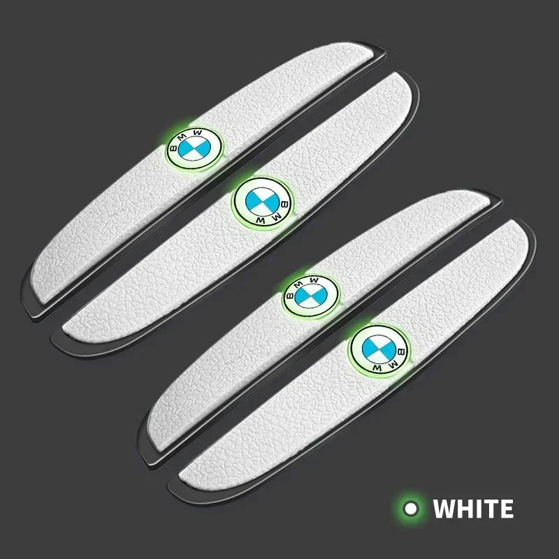 4pc Car Styling Luminous Door Edge Anti-collision Bumper Strip Sticker For BMW E46 E85 E60 F10 E39 F30 E36 F20 E87 E90 E70 X3 X5