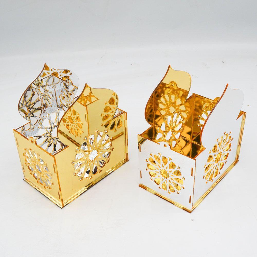 

Акриловые огни Ид Мубарак Светодиодные украшения для праздника Рамадан Лампа для вечеринки Ид аль-Адха silver-without LED