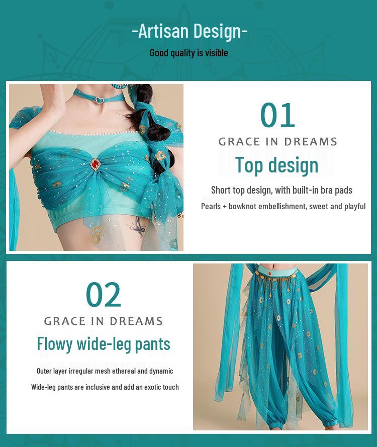 Erwachsenen Prinzessin Jasmin Halloween Cosplay Kostüm - Exotischer Stil