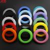 1piece 9CM 23G Colour Threaded Soft Silicone Cup Bottom Cover Wear Resistant Ring Sleeve Sheath Anti Slip Good Toughness Elastic